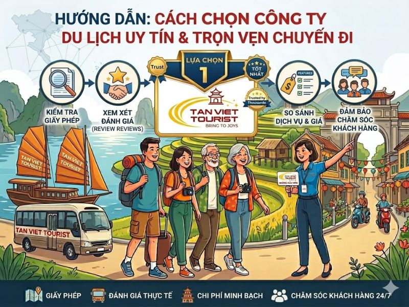 cách chọn công ty du lịch uy tín