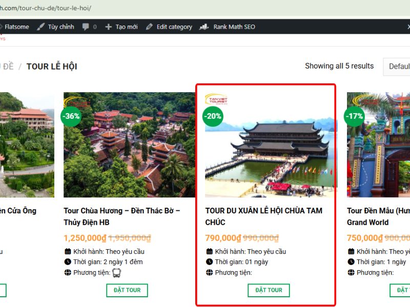 Giá tour Chùa Tam Chúc mới nhất 2026 và ưu đãi hấp dẫn từ Tân Việt Tourist